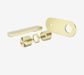 Pure SS316L Progressive Wall Basin/Bath Mixer Trim Kits Only Brushed Gold