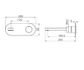 Pure SS316L Progressive Wall Basin/Bath Mixer Trim Kits Only Brushed Gold