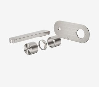 Pure SS316L Progressive Wall Basin/Bath Mixer Trim Kits Only Brushed Nickel