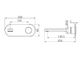Pure SS316L Progressive Wall Basin/Bath Mixer Trim Kits Only Brushed Bronze