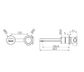 Pure SS316L Progressive Wall Basin/Bath Mixer Separate Back Plate Brushed Bronze