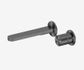 Pure SS316L Progressive Wall Basin/Bath Mixer Separate Back Plate Graphite
