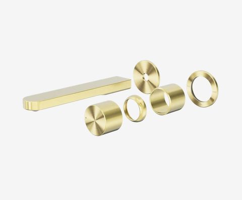 Pure SS316L Progressive Wall Basin/Bath Mixer Separate Back Plate Trim Kits Only