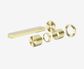 Pure SS316L Progressive Wall Basin/Bath Mixer Separate Back Plate Trim Kits Only