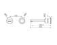 Pure SS316L Progressive Wall Basin/Bath Mixer Separate Back Plate Trim Kits Only
