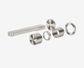 Pure SS316L Progressive Wall Basin/Bath Mixer Separate Back Plate Trim Kits Only