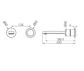Pure SS316L Progressive Wall Basin/Bath Mixer Separate Back Plate Trim Kits Only