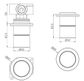 Pure SS316L Progressive Shower Mixer Brushed Bronze