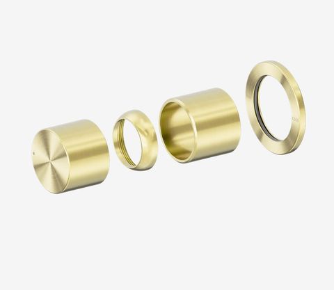 Pure SS316L Progressive Shower Mixer Trim Kits Only Brushed Gold