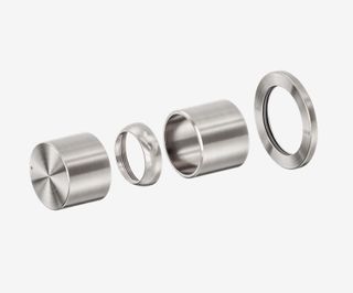 Pure SS316L Progressive Shower Mixer Trim Kits Only Brushed Nickel