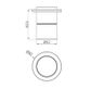Pure SS316L Progressive Shower Mixer Trim Kits Only Brushed Nickel