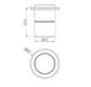 Pure SS316L Progressive Shower Mixer Trim Kits Only Brushed Bronze