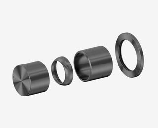 Pure SS316L Progressive Shower Mixer Trim Kits Only Graphite