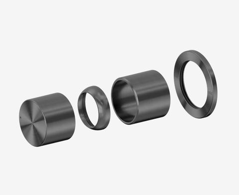Pure SS316L Progressive Shower Mixer Trim Kits Only Graphite