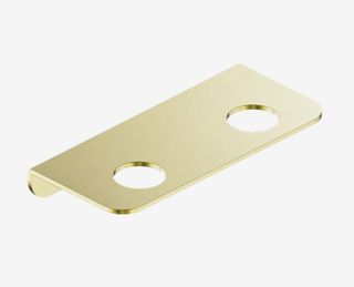 Mecca Double Soap Bottle Holder Brushed Gold