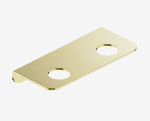 Mecca Double Soap Bottle Holder Brushed Gold