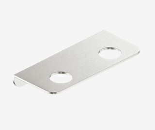 Mecca Double Soap Bottle Holder Brushed Nickel