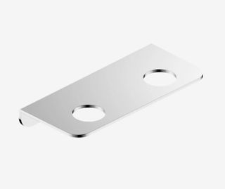 Mecca Double Soap Bottle Holder Chrome