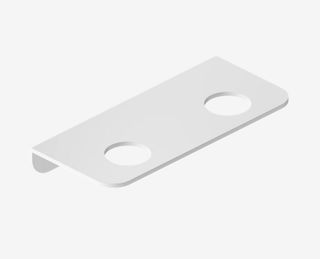 Mecca Double Soap Bottle Holder Matte White
