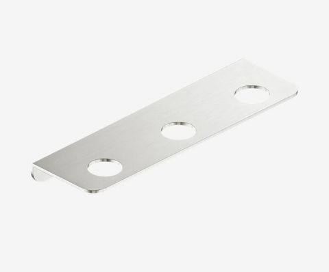 Mecca Triple Soap Bottle Holder Brushed Nickel