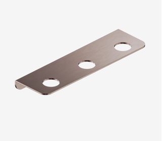 Mecca Triple Soap Bottle Holder Brushed Bronze