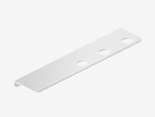 Mecca Triple Soap Bottle Holder With Shelf Matte White