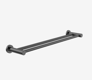 Dolce II Double Towel Rail 600mm Gun Metal
