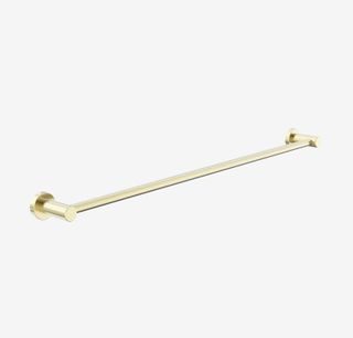Dolce II Single Towel Rail 800mm Brushed Gold