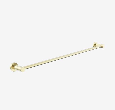 Dolce II Single Towel Rail 800mm Brushed Gold
