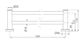 Dolce II Double Towel Rail 800mm Gun Metal