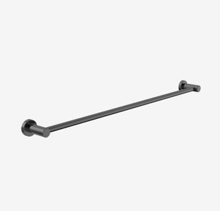 Dolce II Single Towel Rail 800mm Gun Metal