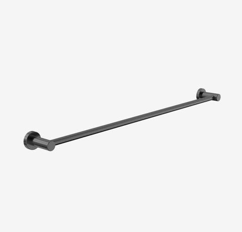 Dolce II Single Towel Rail 800mm Gun Metal
