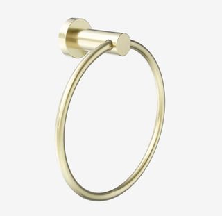 Dolce II Hand Towel Ring Brushed Gold