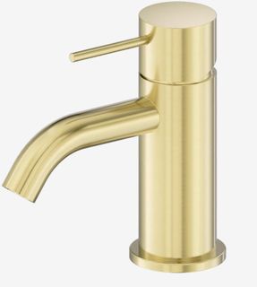 Mecca Mini Basin Mixer Brushed Gold