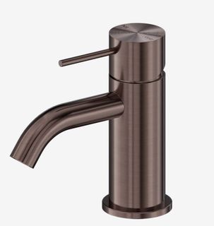 Mecca Mini Basin Mixer Brushed Bronze