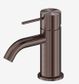 Mecca Mini Basin Mixer Brushed Bronze