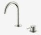 Mecca Hob Basin Mixer Set Arc Spout Brushed Nickel
