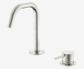 Mecca Hob Basin Mixer Set Edge Spout Brushed Nickel