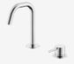 Mecca Hob Basin Mixer Set Edge Spout Chrome