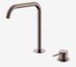 Mecca Hob Bath/Kitchen Mixer Set Edge Spout Brushed Bronze