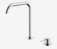 Mecca Hob Bath/Kitchen Mixer Set Edge Spout Chrome