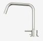Mecca Hob Bath/Kitchen Mixer Set Edge Spout II Brushed Nickel