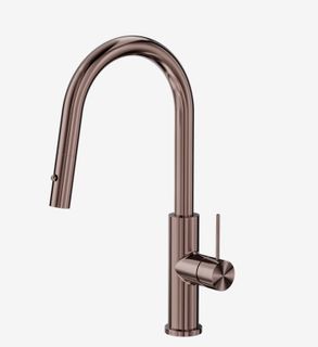Mecca Smart Sensor Pull Out Kitchen Mixer Brushed Bronze