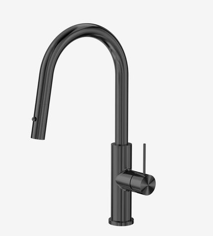 Mecca Smart Sensor Pull Out Kitchen Mixer Gun Metal