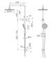 Dolce II Twin Shower Brushed Nickel