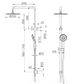 Dolce II Twin Shower Chrome