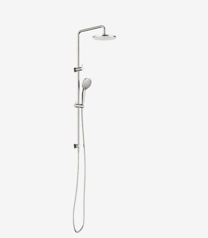Round Twin Shower With Air Shower I Brushed Nickel