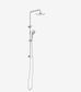 Round Twin Shower With Air Shower I Brushed Nickel