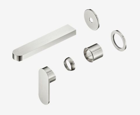 Ecco Wall Basin/Bath Mixer Separate Back Plate 60mm Trim Kits Only Brushed Nicke
