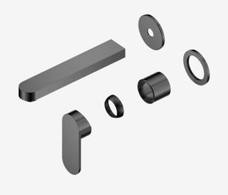 Ecco Wall Basin/Bath Mixer Separate Back Plate 60mm Trim Kits Only Gun Metal